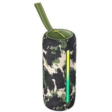 Колонки bleutooth з функціями USB, SD, MP3 Hopestar P37 камуфляж зелена 189823 фото