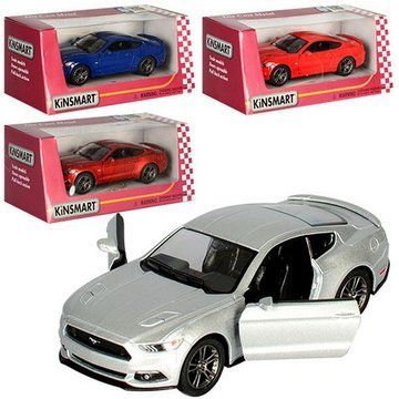 Модель легкова 5' KT5386W FORD MUSTANG GT (2015) метал.інерц.відкр.дв.4кол.кор./96/ 113853 фото