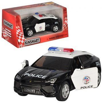Модель джип LAMBORGHINI URUS 5'' KT5368WP Police метал.інерц.відкр.дв.кор./96/ 113859 фото