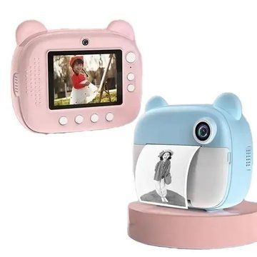 Дитячий фотоапарат моментального друку (blue pink), арт. 9372 182313 фото