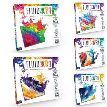 Креативна творчість "Fluid ART" (5) FA-01-01,02,03,04,05 153368 фото
